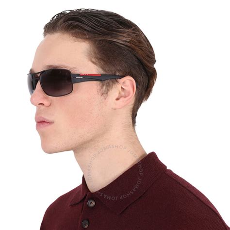 prada ps 53ns 5av3o1 mit korrekturgläser|Prada Linea Rossa Grey Gradient Rectangular Men's Sunglasses .